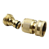 Maxbell Brass Garden Hose Connector 3/4 inch for Lawn Sprinkler Watering Device