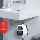 Maxbell Permanent Water Pressure Pump Auto Heater garden Sink Silent Shower white