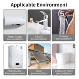 Maxbell Permanent Water Pressure Pump Auto Heater garden Sink Silent Shower white