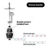 Maxbell Household Water Booster Pump 100W Water Heater Boost for Kitchen Sink Shower White