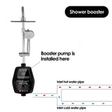 Maxbell Household Water Booster Pump 100W Water Heater Boost for Kitchen Sink Shower Black
