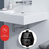 Maxbell Permanent Water Pressure Pump Auto Heater garden Sink Silent Shower black