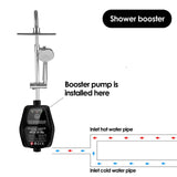 Maxbell Permanent Water Pressure Pump Auto Heater garden Sink Silent Shower black