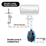 Maxbell Household Water Booster Pump 100W Water Heater Boost for Kitchen Sink Shower Blue