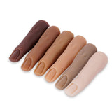 Maxbell Nail finger Fake Finger Nail Manicure for Practicing Women Beginners Style A