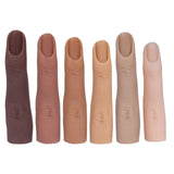 Maxbell Nail finger Fake Finger Nail Manicure for Practicing Women Beginners Style A