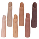 Maxbell Nail finger Fake Finger Nail Manicure for Practicing Women Beginners Style A