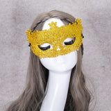 Maxbell Glitter Masquerade Mask Costumes Accessory Fancy Dress Cosplay Women Men Aureate