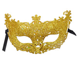 Maxbell Glitter Masquerade Mask Costumes Accessory Fancy Dress Cosplay Women Men Aureate