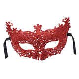 Maxbell Glitter Masquerade Mask Costumes Accessory Fancy Dress Cosplay Women Men Red