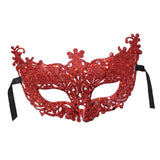 Maxbell Glitter Masquerade Mask Costumes Accessory Fancy Dress Cosplay Women Men Red