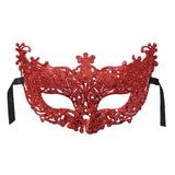 Maxbell Glitter Masquerade Mask Costumes Accessory Fancy Dress Cosplay Women Men Red