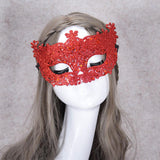 Maxbell Glitter Masquerade Mask Costumes Accessory Fancy Dress Cosplay Women Men Red