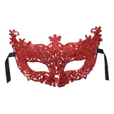 Maxbell Glitter Masquerade Mask Costumes Accessory Fancy Dress Cosplay Women Men Red