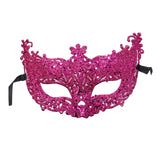 Maxbell Glitter Masquerade Mask Costumes Accessory Fancy Dress Cosplay Women Men Rose Red