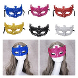 Maxbell Glitter Masquerade Mask Costumes Accessory Fancy Dress Cosplay Women Men Blue