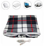 Maxbell Electric Heated Blanket Heating Shawl Adults Soft for Living Room Red
