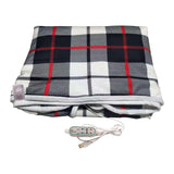 Maxbell Electric Heated Blanket Heating Shawl Adults Soft for Living Room Red