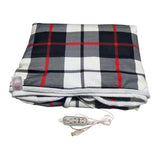Maxbell Electric Heated Blanket Heating Shawl Adults Soft for Living Room Red
