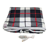 Maxbell Electric Heated Blanket Heating Shawl Adults Soft for Living Room Red