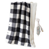 Maxbell Electric Heated Blanket Heating Shawl Adults Soft for Living Room Black`