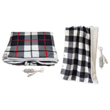 Maxbell Electric Heated Blanket Heating Shawl Adults Soft for Living Room Black`