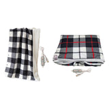 Maxbell Electric Heated Blanket Heating Shawl Adults Soft for Living Room Black`