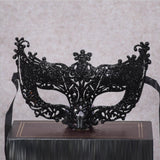 Maxbell Glitter Masquerade Mask Costumes Accessory Fancy Dress Cosplay Women Men Black