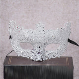 Maxbell Glitter Masquerade Mask Costumes Accessory Fancy Dress Cosplay Women Men Argent