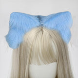 Maxbell Ears Tail Cosplay Accessories Costume Toys Headband Party Adults Blue