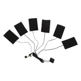 Maxbell Electric Heating Pad USB 6 in 1 Portable Waterproof for Cloth Hiking Jacket