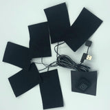 Maxbell Electric Heating Pad USB 6 in 1 Portable Waterproof for Cloth Hiking Jacket