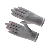 Maxbell Winter Warm Gloves Hiking Biking Forefinger Clamshell Touchscreen Gloves Gray