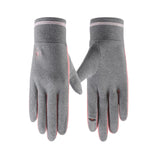 Maxbell Winter Warm Gloves Hiking Biking Forefinger Clamshell Touchscreen Gloves Gray