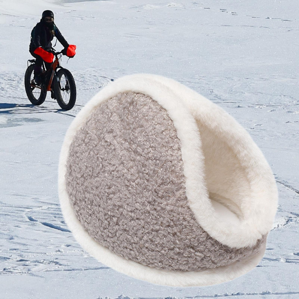 Maxbell Winter Ear Muffs Ear Warmers Ear Covers Earwarmer for Running Children Light Grey