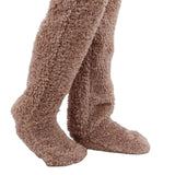 Maxbell Long Plush Leg Warmers Costume Boot Cuffs Legging Stocking Thigh High Socks