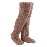 Maxbell Long Plush Leg Warmers Costume Boot Cuffs Legging Stocking Thigh High Socks