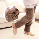 Maxbell Long Plush Leg Warmers Costume Boot Cuffs Legging Stocking Thigh High Socks