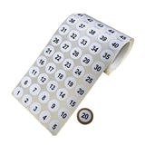 Maxbell Number Stickers Round Labels 1 to 100 for Office Storage Organizing Home