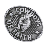 Maxbell Fashion Western Cowboy Belt Buckle Men and Women Rodeo Engraved Accessory