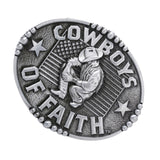 Maxbell Fashion Western Cowboy Belt Buckle Men and Women Rodeo Engraved Accessory