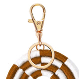 Maxbell Fashion Tassel Key Chain Keyrings Pendant Accessories for Bags Wallet Car Brown