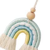 Maxbell Macrame Charm Hanging Ornament Bohemian Pendant for Apartment Bedroom Green