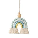 Maxbell Macrame Charm Hanging Ornament Bohemian Pendant for Apartment Bedroom Green