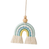 Maxbell Macrame Charm Hanging Ornament Bohemian Pendant for Apartment Bedroom Green