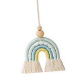 Maxbell Macrame Charm Hanging Ornament Bohemian Pendant for Apartment Bedroom Green
