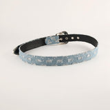 Maxbell Denim Waist Belt Eyelet Belt Retro Style Punk Waistband for Trousers Corset