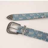 Maxbell Denim Waist Belt Eyelet Belt Retro Style Punk Waistband for Trousers Corset