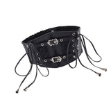 Maxbell Fashion Elastic Lace up Waist belt Cinch Belt for Ladies Girls Dresses