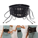 Maxbell Fashion Elastic Lace up Waist belt Cinch Belt for Ladies Girls Dresses